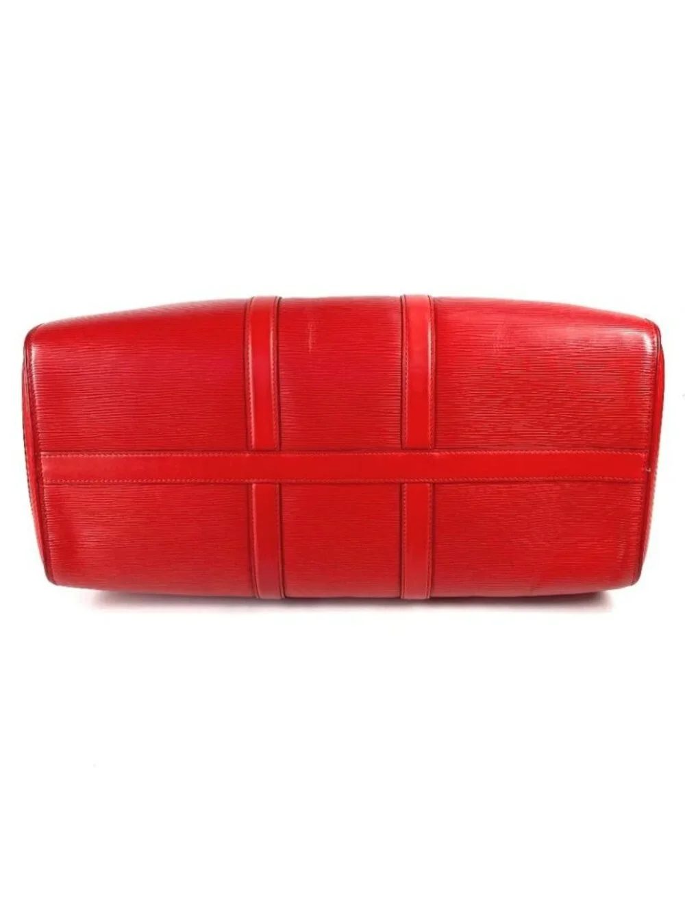 Louis Vuitton Boston Bag Keepall Bandouliere 45 Epi Leather Red